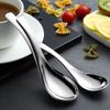304 Stainless Steel Spoon for Household Use, Food-Grade, High Temperature Resistant, Non-Slip Soup Spoon for Children and Adults, Soup Spoon