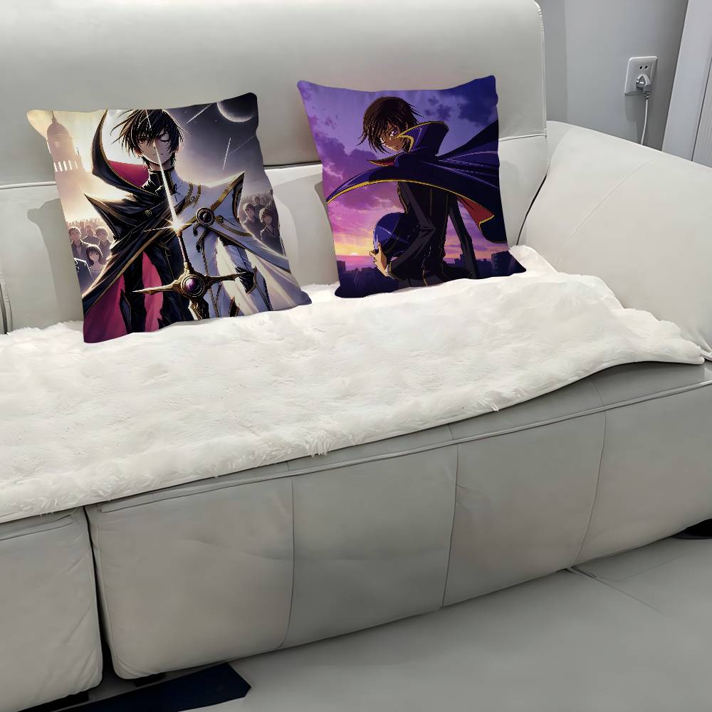 C-kod G-Geass Anime Lönndesign Kuddfodral Glad Höstskörd Dekor Högtidsdekorationskuddfodral