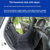 Pet Dog Car Seat Cover Waterproof Transport Cat Carrier Backseat Protector Travel Accessory Zipper Pocket Mesh
