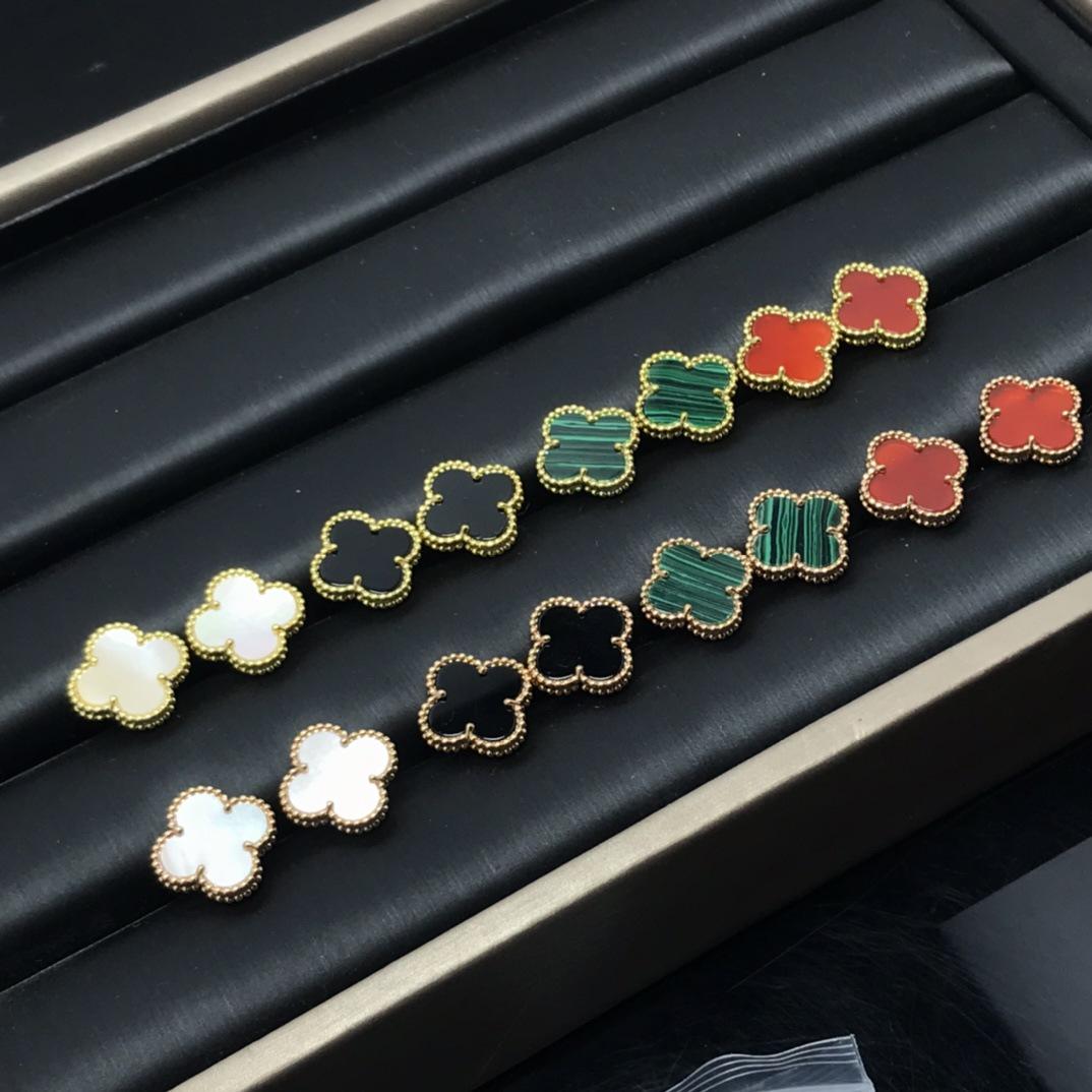 

Трендовые серьги-пусеты в виде четырехлистного клевера для женщин - Элегантный, не выцветающий дизайн