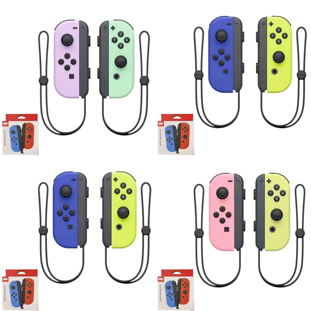 Vibrant Pink Green Joycon Controller For Switch With Type-c Compatibility