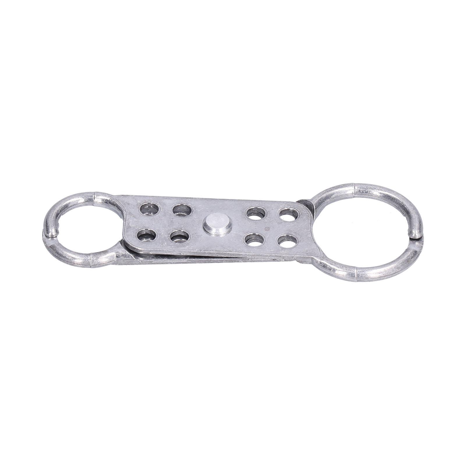 

Lockout Tagout Hasp Fireproof Flower Safety Double Head Aluminum Buckle Lock for Industrial