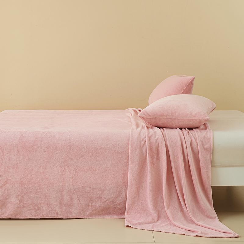 A-Class Heavyweight Coral Fleece Velvet Bed Sheet - Extra Large Northeast Winter Style
