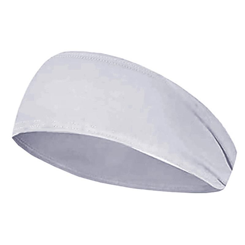 Men Women Sports Headband Sweatband Stretch Elastic Gym Fitness Running Yoga Headwrap Breathable Quick-Dry Absorbent Hair Bands