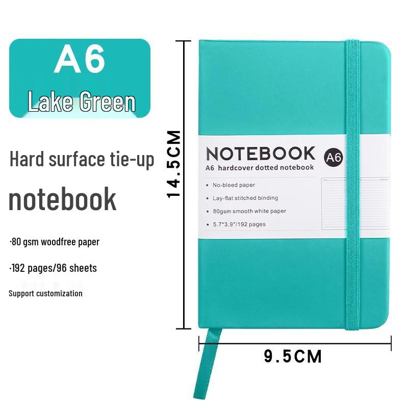 Benutzerdefiniertes tragbares A5/A6 Notizbuch mit Hautgefühl und Gummiband für Geschäft und Studium, personalisiert mit Logodruck