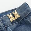 Zinc Zinc Alloy Rabbit Snaps Detachable Pant Clips Multicolour  Stylish   Tightening