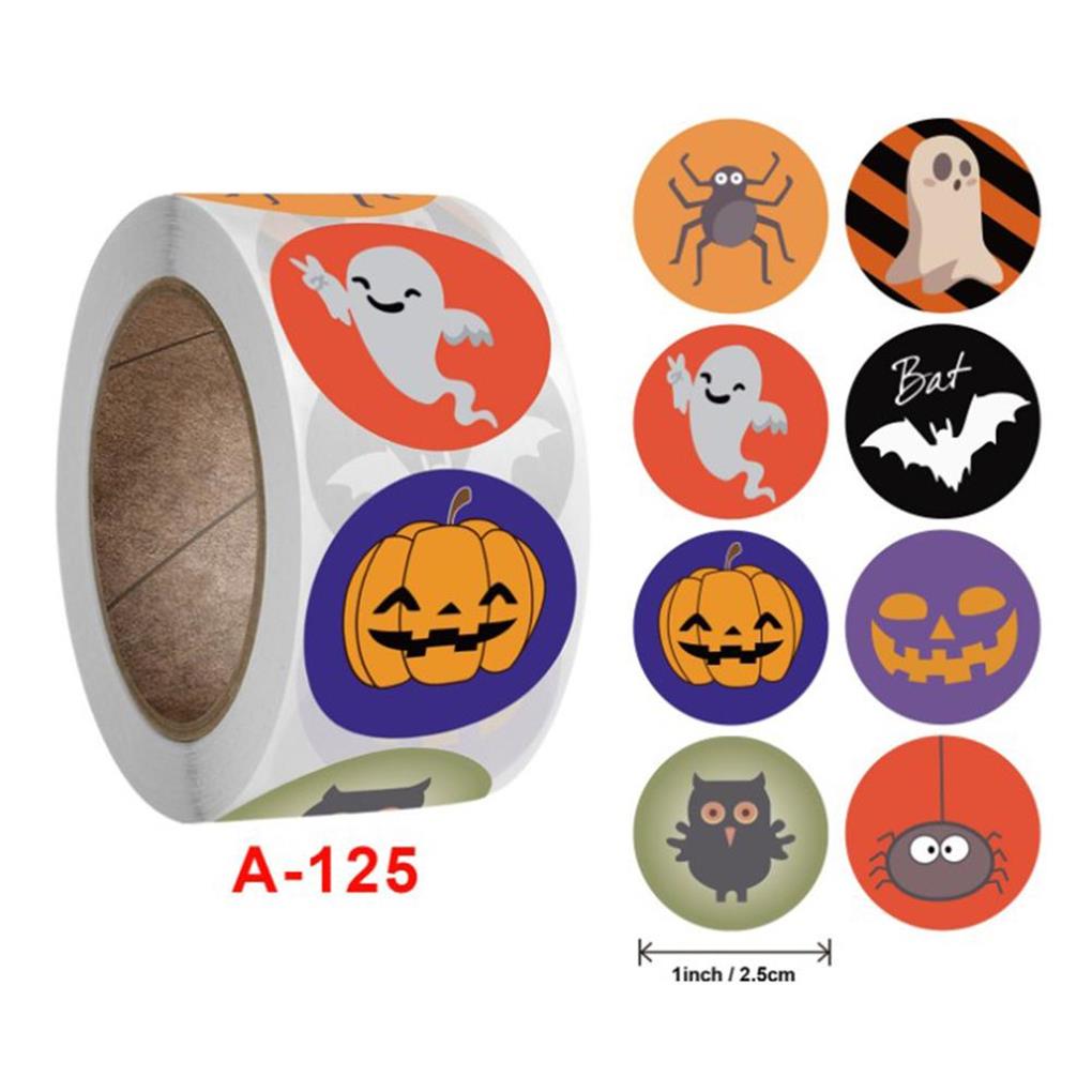 500 Pieces Cartoon Sticker Multipurpose Household Decorations Festival Accessories Halloween Decor Box DIY Prop Holiday Supplies