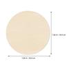 5Pcs Unfinished Round Wood Circles Natural Wood Blanks for Crafts DIY Painting Graffiti School Projects Door Hanger Craft Boards