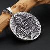 Retro Vintage Mayan Aztec Pendant Necklace Chain Unisex Men Women Fashion Gothic Amulet Talisman Jewelry Party Gift
