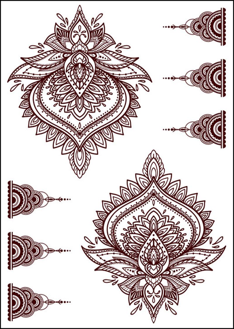 High Quality Customized Temporary Body Decoration Semi -Permanent Waterproof 3D Tattoo Sticker