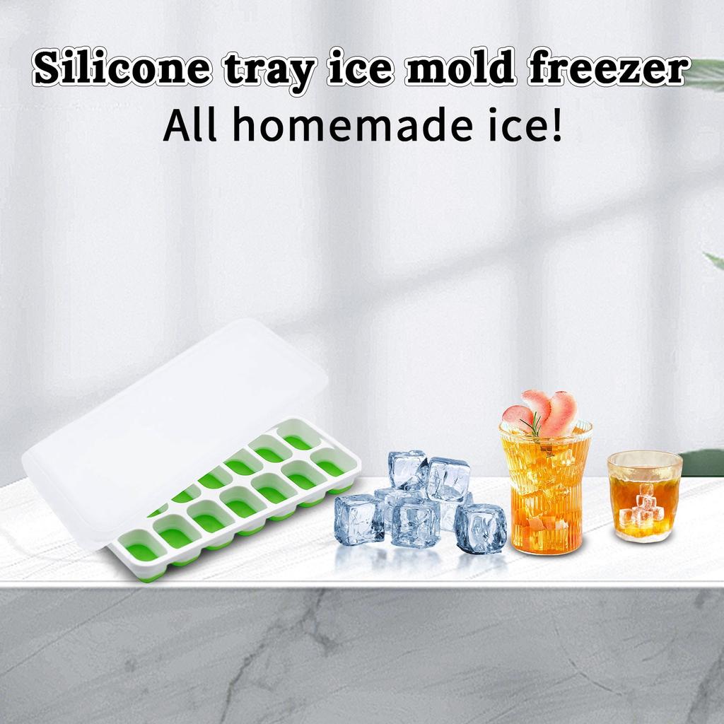 Silicone Tray Ice Mold Freezer Can Be Stacked