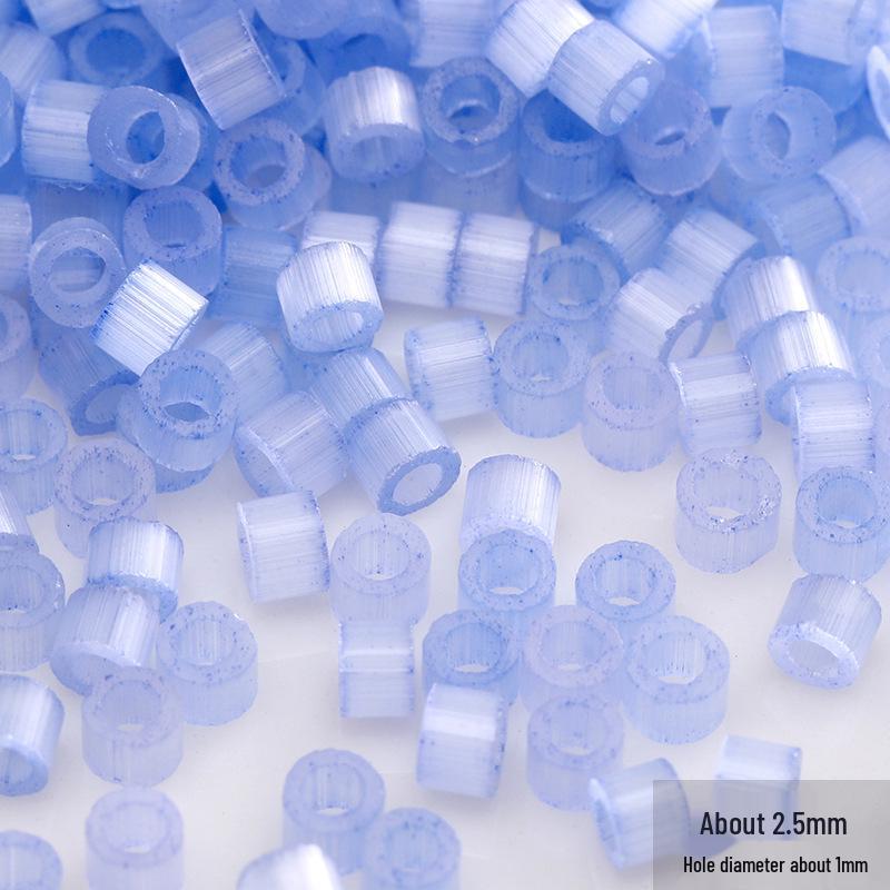 Blauer Glas-Reiskorn-Haarnadel: Handgefertigter Schmuck-Accessoire im antiken chinesischen Stil