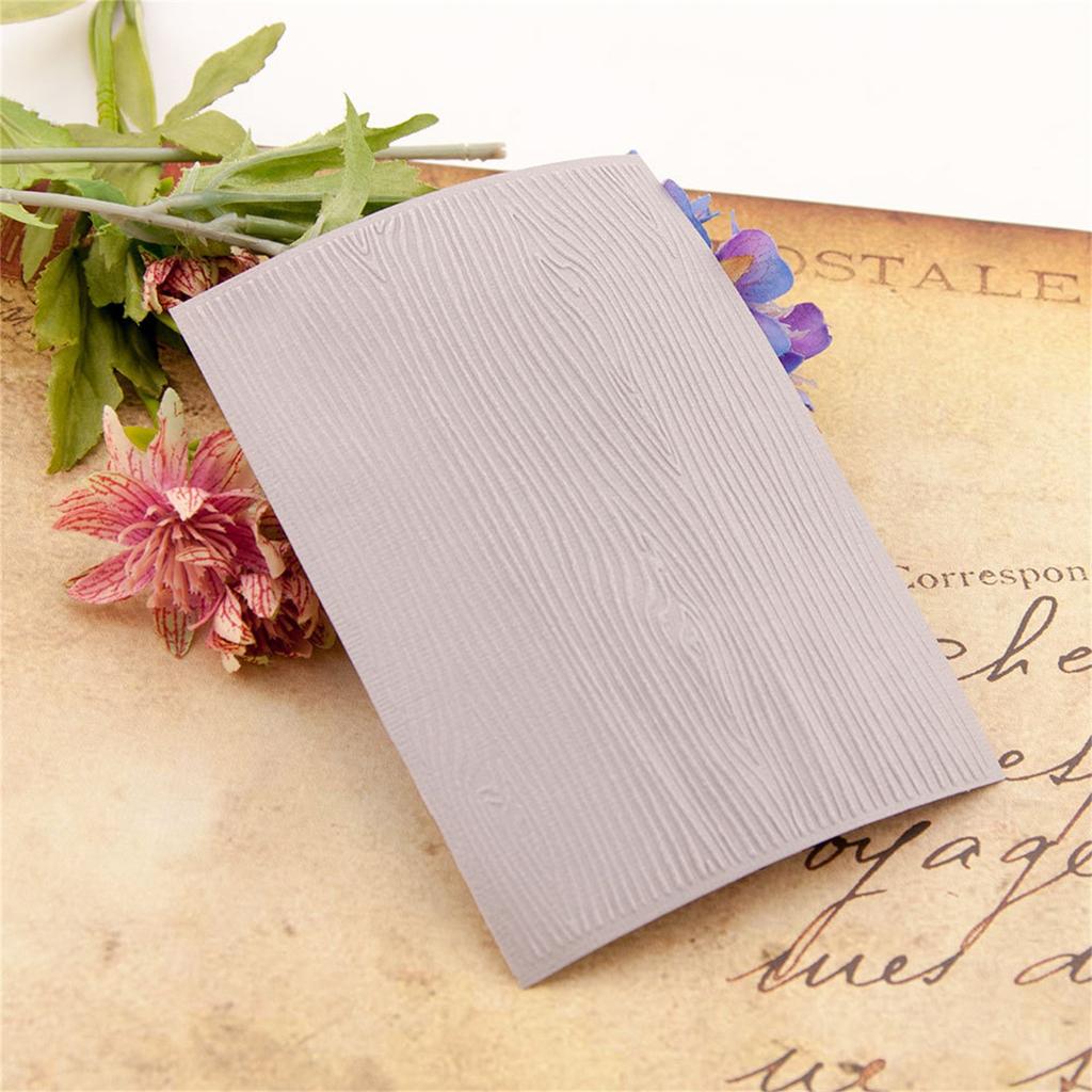 Embossing Folder, Woodgrain Backroung Paper Card Embossing Stencil For Card Making DIY Scrapbook Photo Album Craft 235