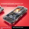 Transparent Case for Switch 2 Joy-con Protective Cover Anti-Scratch Hard Shell Case 12 Game Cards Protective Case for Switch 2