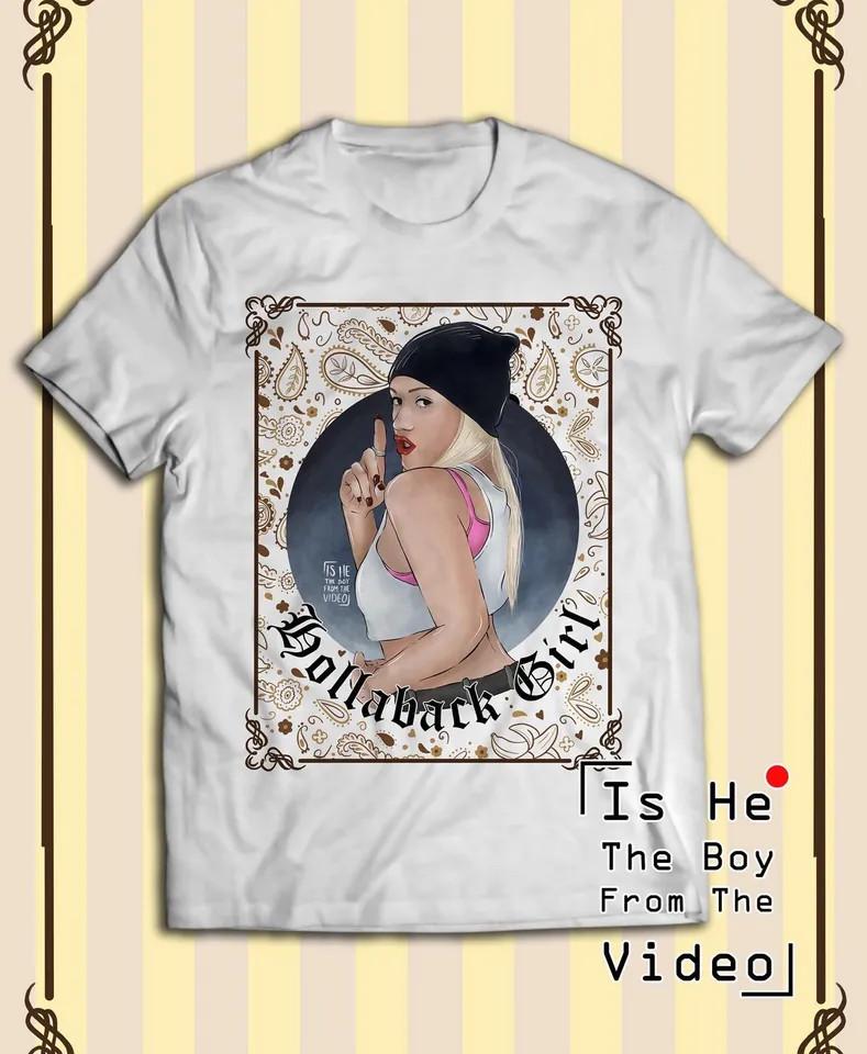 Gwen Stefani HOLLABACK GIRL T-Shirt Short sleeve Full Size NI120 FREE SHIPPING Unisex T-Shirt S