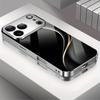 Business fashion phone cases carcasa Smartphone Glass Phone Case for iPhone 17 16 15 14 13 12 11pm Pro Plus fundas Men's style
