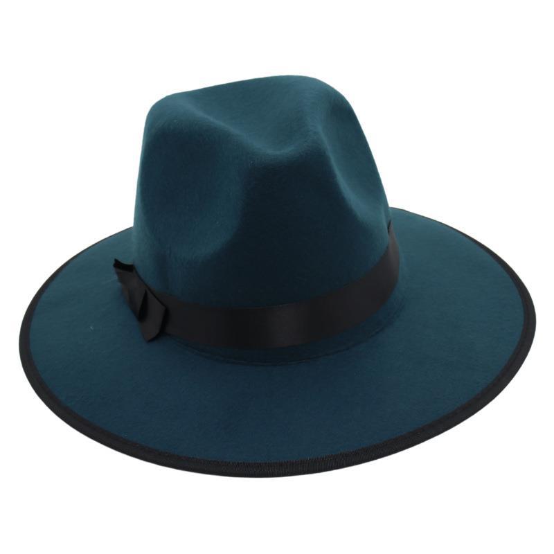 Top Hat Jazz Hat Male And Female Knight Hat Felt Hat Nostalgic Wool Hat Shanghai Beach Gambler Hat