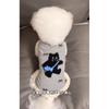 Dog clothes summer new anti-hair loss waffle splicing lace edge vest teddy bear small dog clothing