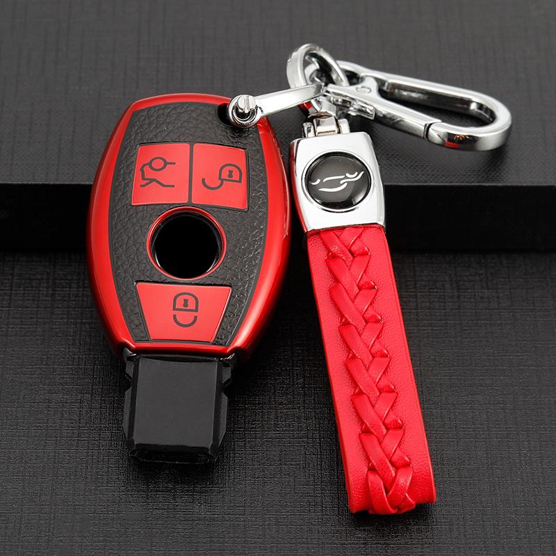 Suitable for Citroen C1 C2 C4 C6 C3-XR Picasso Grand DS3 DS5 car keys, zinc alloy leather car remote key set key protector