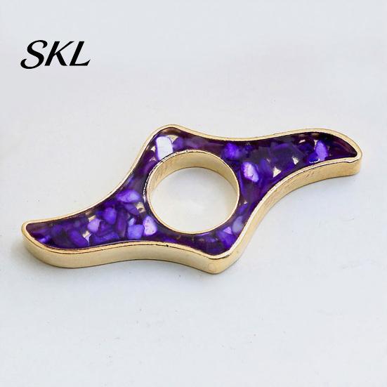 Eye-catching Glitter Bookmark Book Page Holder, Thumb Ring Holder for Reading, Smooth Edge Metal Opener Reading Accessory Students Readers