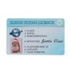 Decoration Sleigh Flying Riding License Christmas Card Christmas Gift Santa Claus Driving License
