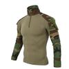 Outdoor Black Tactical Frog Suit for Male Military Fans Slim Quick-drying Long-sleeved Top as Training Uniform