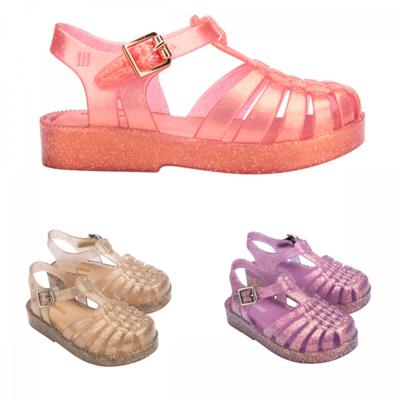Mini Melissa Toebox Kids Jelly Shoes Shiny Baby Mskcg2tsph11