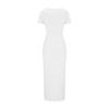 Womens Fashion Casual Maxi Dress Short Sleeve Elegant Irregular Party Dress