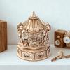 3D Wooden Music Carousel Puzzle: Educational DIY Stereo Toy Gift