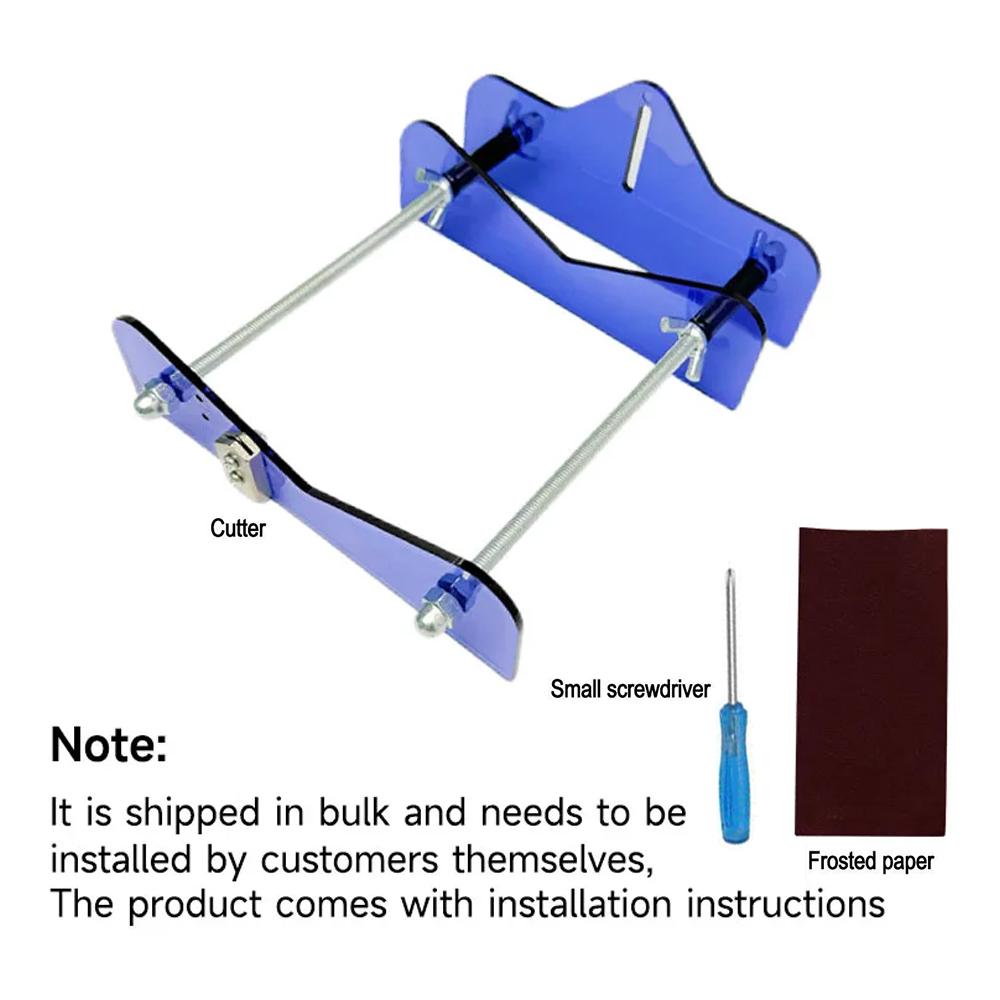 Набор для резки стеклянных бутылок своими руками, Инструмент для резки бутылок, Набор для резки стекла для резки винных, пивных, виски, алкогольных, шампанских стеклянных бутылок синий