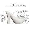 Unique High Heel Shape Flowerpots Ceramic Shoe Shape Plant Pot For Indoor And Outdoor Decors Creative Planting Tool