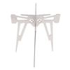 Campfire Stand for Cooking Stainless Steel Detachable Portable Outdoor Fire Pit Stand Camping Stove Support Rack for