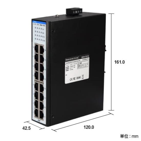 Diatrend Industrial Ethernet Switching Hub Type 10base-T/100Base-TX DEH-TX16