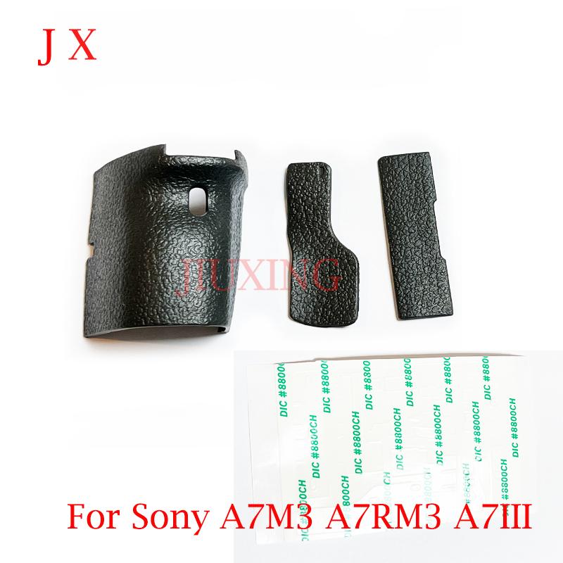 New Body Rubber For Sony A7M3 A7RM3 A7III A7RIII A7R3 A7 III A7R Mark 3 Front Handle Grip Rear Thumb Memory Card Cover Accessory