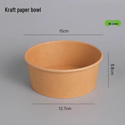 750ml Kraft Paper Disposable Bowls