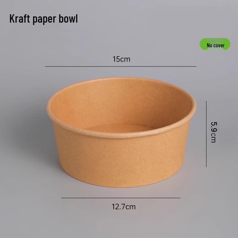 

750ml Kraft Paper Disposable Bowls