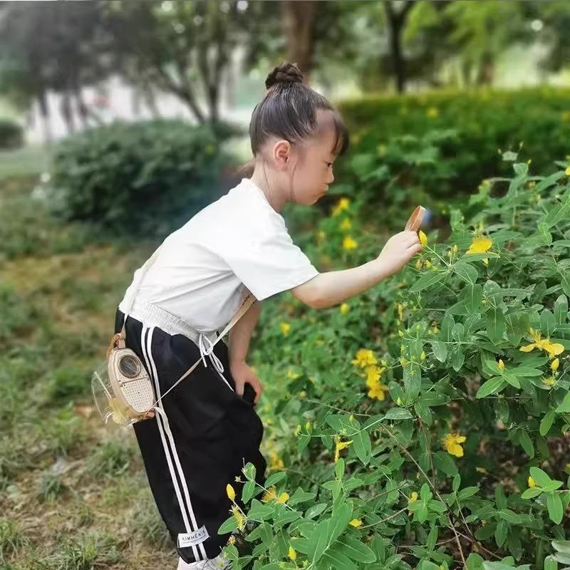 Outdoor Children's Insect Observation Box Magnifying Glass Toy ExplorationButterfly Catching Fish Fishing Adventure