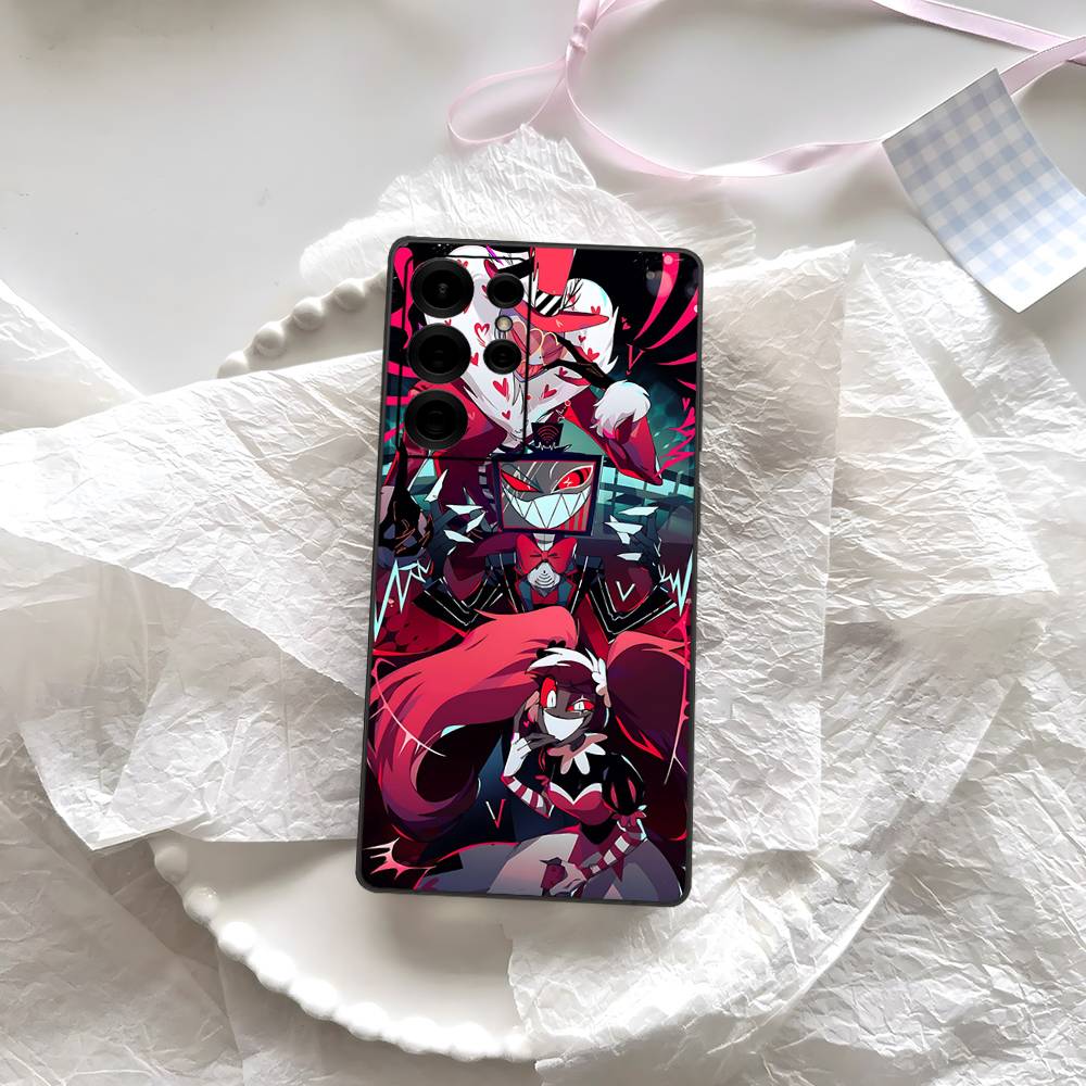 H-Helluva Boss Anime Phone Case For Samsung S 24 Fe 25 Ultra Plus 20 Lite 21 30 22 23 24 22 Ultra 5G Fundas