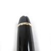 Excellent MONTBLANC Fountain Pen Meisterstck Classic Cap Type Black Gold 14K Mens Used