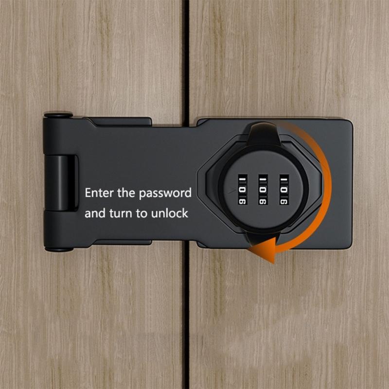 3-Digit Combination Locks Zinc Alloy Password Drawer Locks Mechanical Dial Cabinet Security Cam Lock Easy To Install