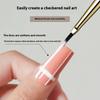 1/5/6 Pcs Nail Art Brush Checker Nail Drawing Painting Line Brush Nail Art Tool Acrylic Painting Brushes Diy Design Manicure Tool