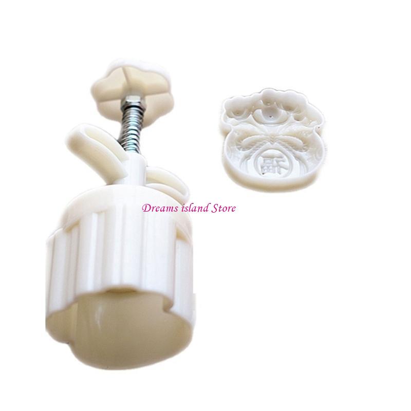 

Mooncake Mold Hand-pressed Three-dimensional Cake Baking Tool HX6C