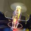 Warning Effect Mini Airplane LED Light Wind Energy Small Aircraft Decoration  Bike Gadgets