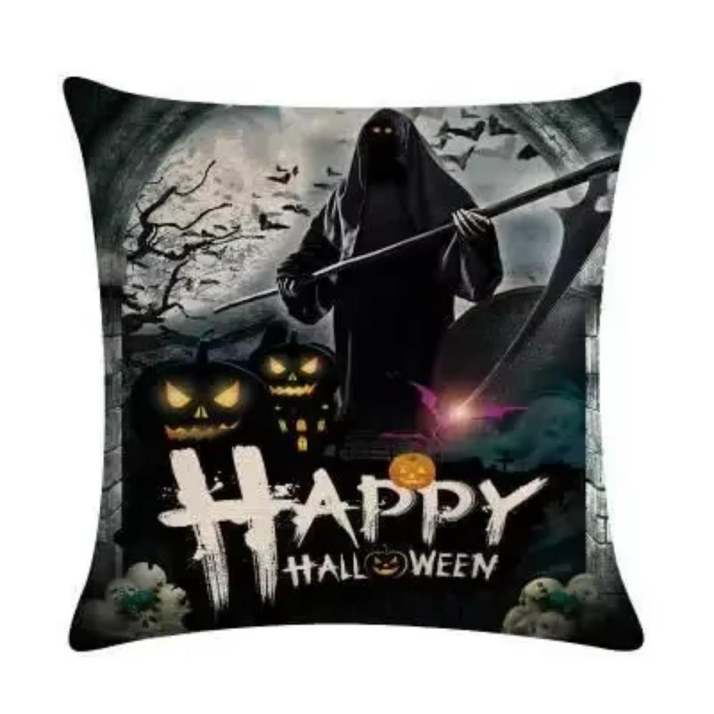 Halloween Christmas Print Pattern Cushion Cover Home Living Room Sofa Car Decoration Square Throw Pillow
