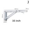 Multiple Sizes Triangle Folding Angle Bracket Heavy Support Adjustable Shelves
