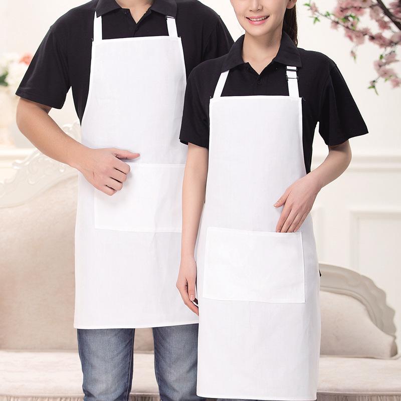Stain-Resistant Neck-Hanging Waiter Apron for Chefs and Restaurant Staff