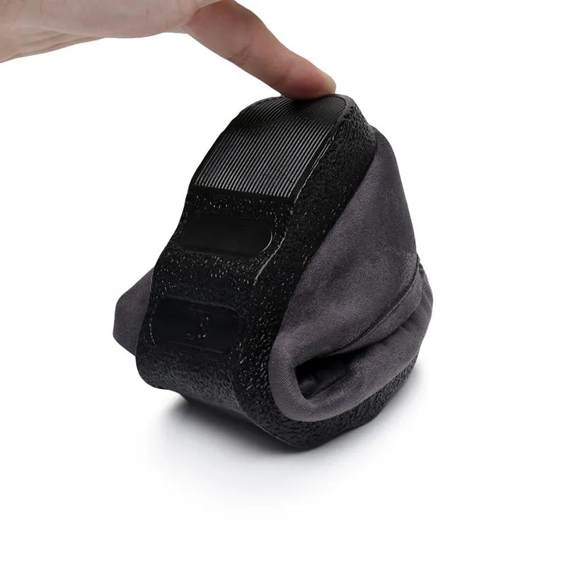 WTEMPO Casual Solid Color Soft Sole Non Slip Bow Shoes Women's Autumn Winter Large Size Warm Plush Slip-on Shoes