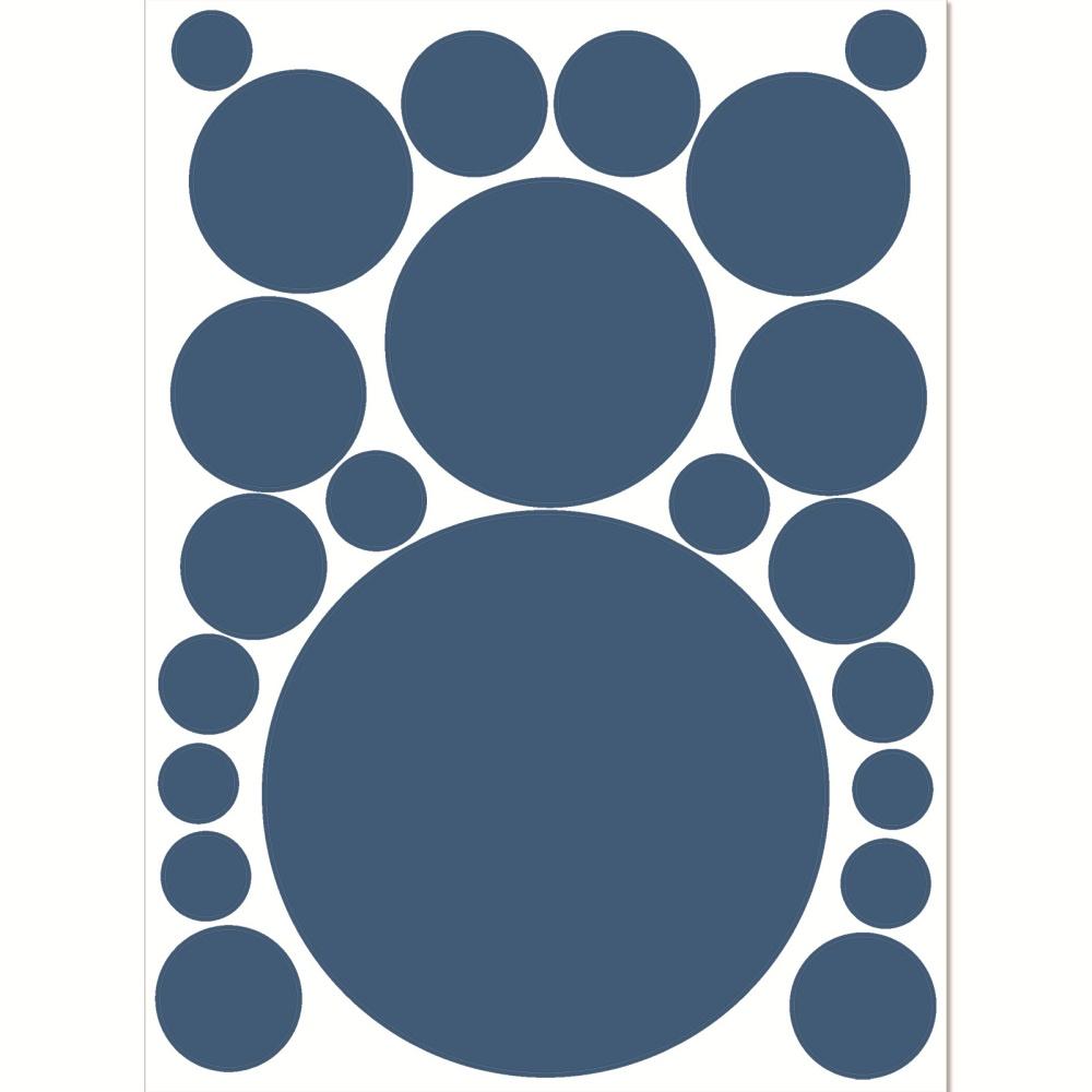 10PCS Wall Stickers for Bedroom Living Room, Polka Dot Wall Decals for Boys and Girls Bedroom Playroom Living Room Decor