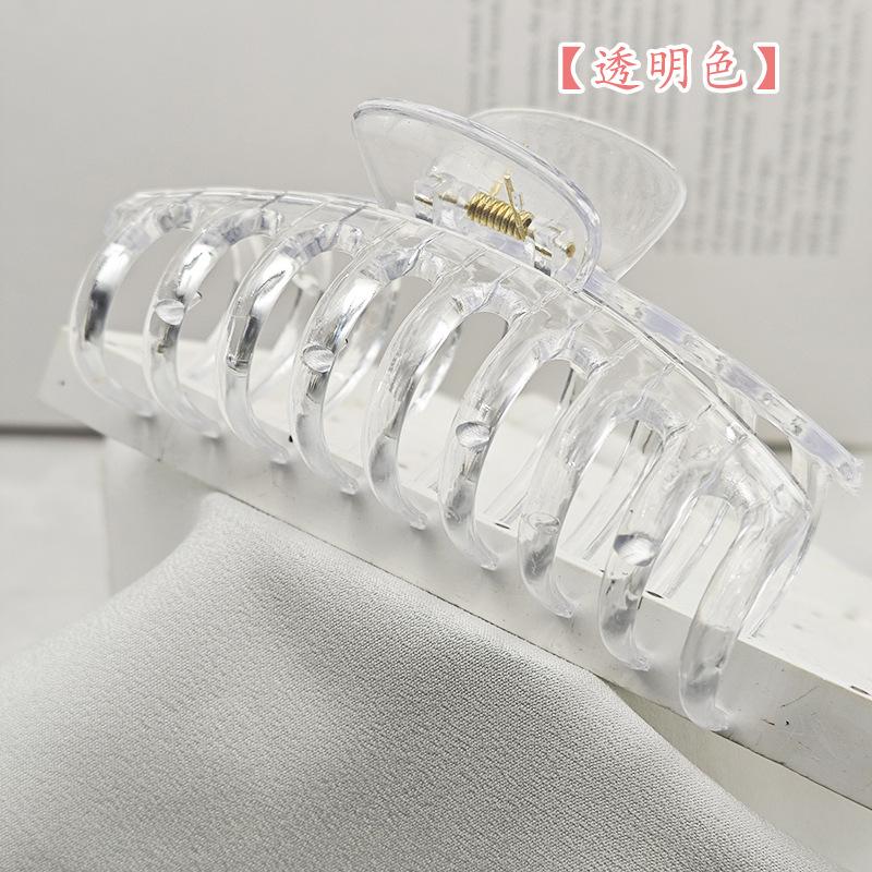 Popular Hairpin Large Keel Grab Clip Leopard Print Hair Claw Disc Hair Headgear Back Head Hair Accessories Shark Clip