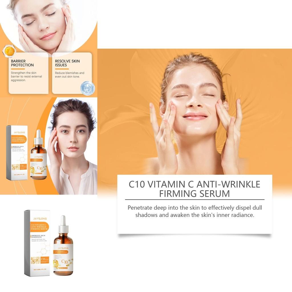 Jaysuing C10 Facial Care Essence Hydrating Moisturizing Brightening And Firming Serum 30ml